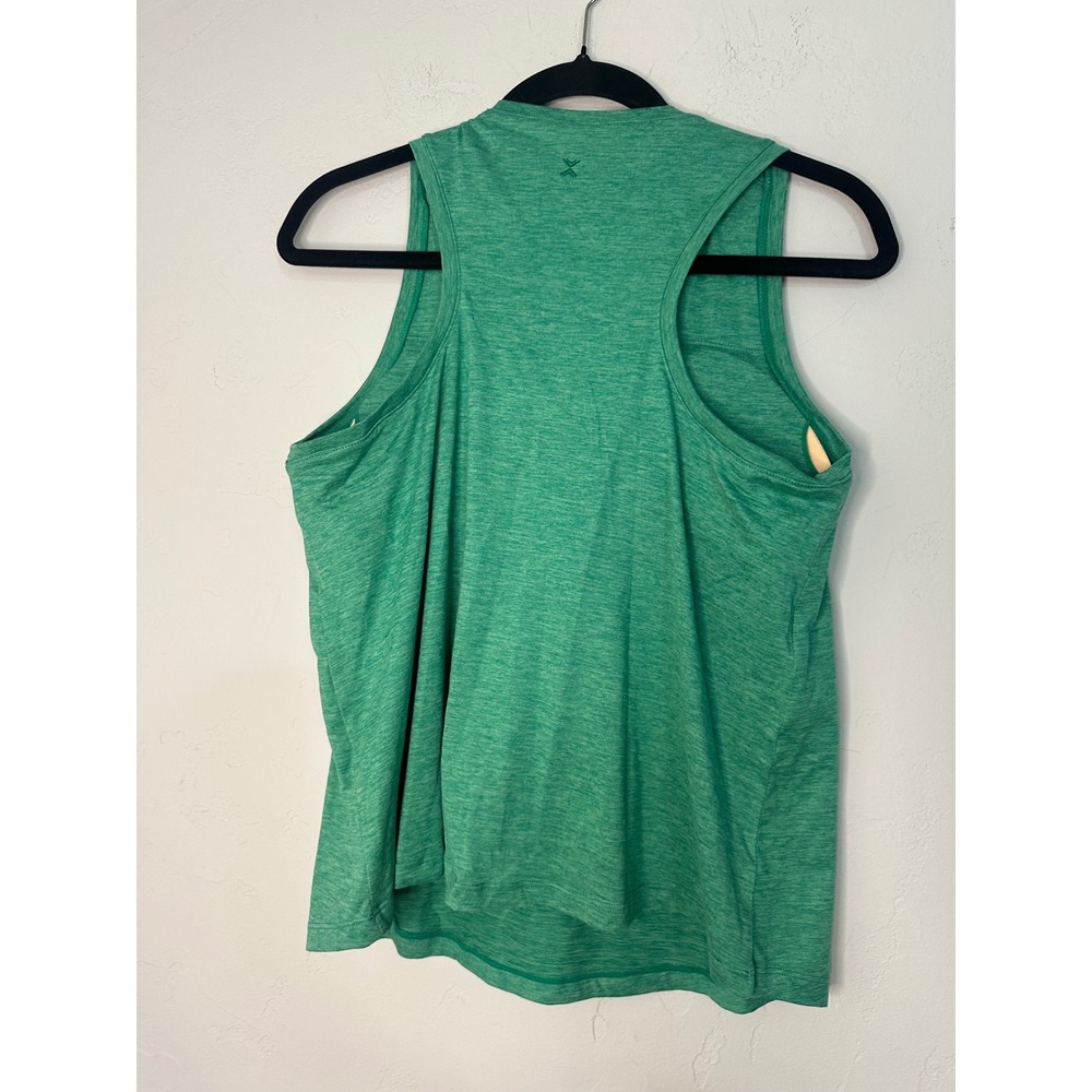 Xersion Women‎ Tank Top Green Athletic Performance Sleeveless Size Medium - Picture 3 of 4